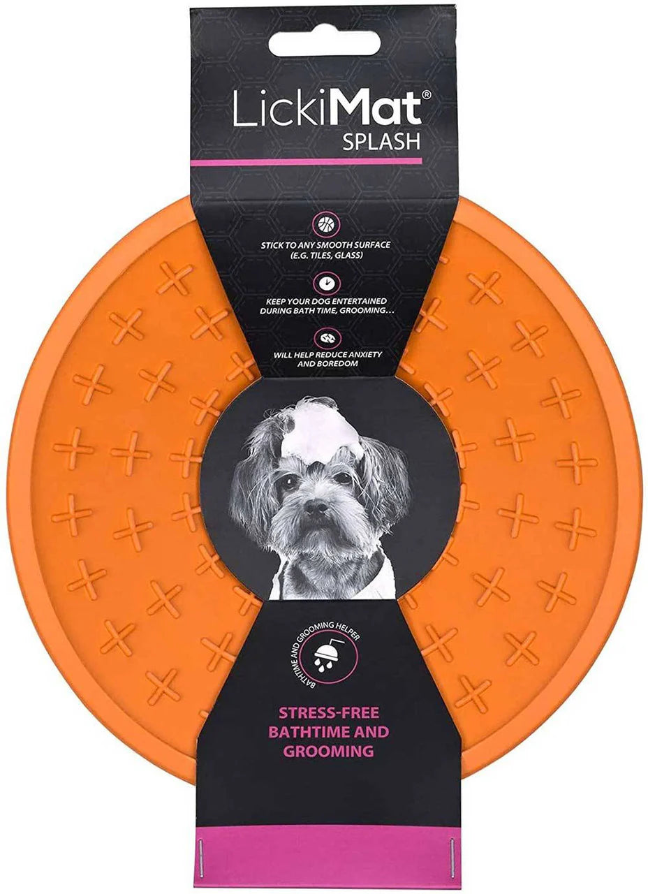 Lickimat Splash Bowl Slow Feeder Treat Bowl for Dogs & Cats