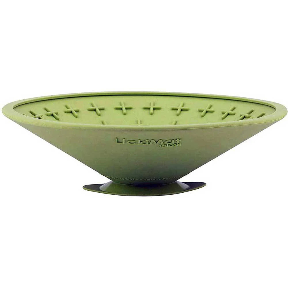 Lickimat Splash Bowl Slow Feeder Treat Bowl for Dogs & Cats