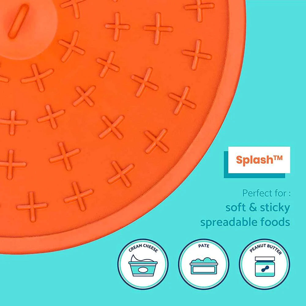 Lickimat Splash Bowl Slow Feeder Treat Bowl for Dogs & Cats