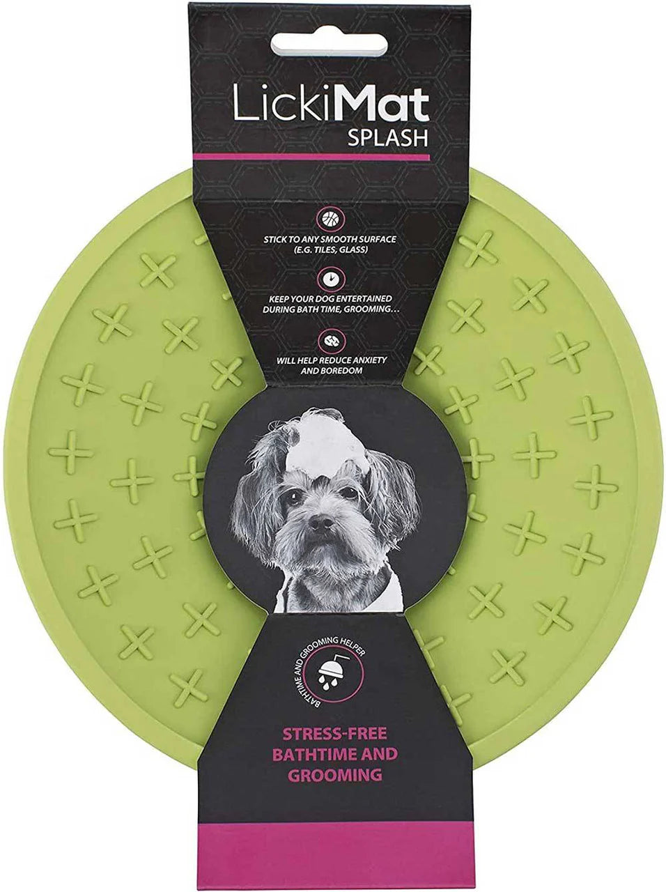 Lickimat Splash Bowl Slow Feeder Treat Bowl for Dogs & Cats