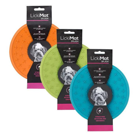 Lickimat Splash Bowl Slow Feeder Treat Bowl for Dogs & Cats